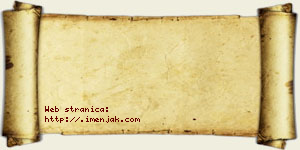 Jovana Gudović vizit kartica